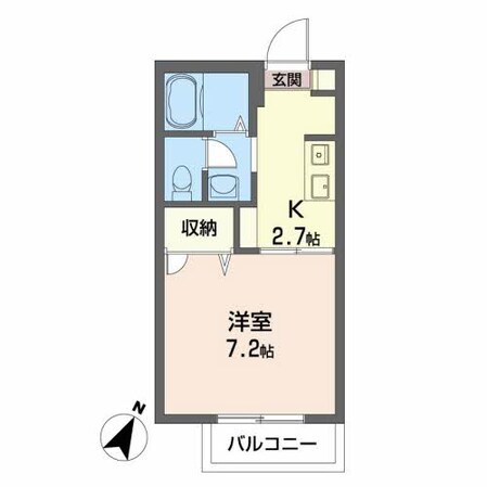 シャーメゾン和 B棟の物件間取画像